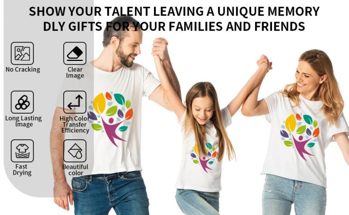 A4 / A3 DTF Film drukarski Cold Peel 75U Grubość PET Release Film Nieprzylepny 0