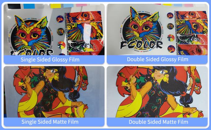 60cm Druk cyfrowy DTF Film PET do transferu ciepła DTF Filmy drukarskie DTF Filmy męskie Buty płótnowe T-shirty Druk DTF Papier PET Film 2