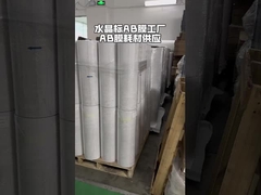 Filmy UV DTF AB o przejrzystej i białej bazie 30cm*100m