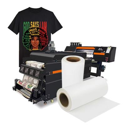Wodaodporna folia DTF 30CM*100M Dwustronna Matte White Ink Printing Film dla naturalnych i miękkich kolorów