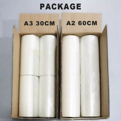 Wodaodporna folia DTF 30CM*100M Dwustronna Matte White Ink Printing Film dla naturalnych i miękkich kolorów