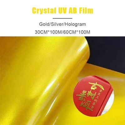 30cm Transfer Inkjet Printer Film UV Printing DTF AB Gold Transfer Film