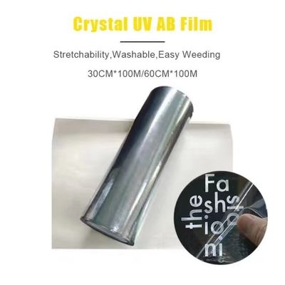 Złota Srebro UV DTF Transfer Film Biały Przejrzysty Ab Pet Film Do Kasek Telefonów Komórkowych