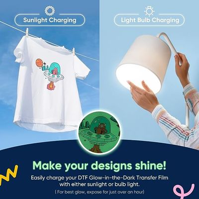 PET Glow In The Dark Film do druku cieplnego