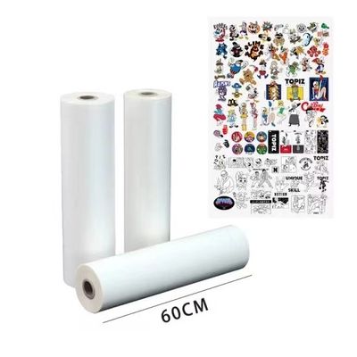 75mic DTF Film Roll Double Side Mat 60cm 30cm 33cm PET Film Transfer ciepła