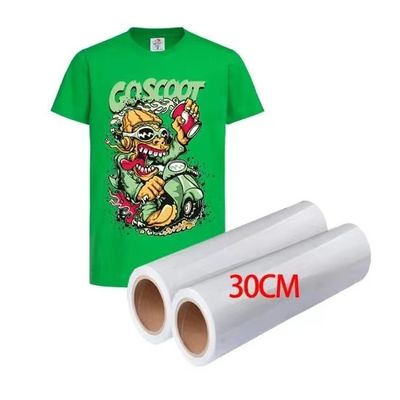Film DTF dla zwierząt domowych o podwójnej pojedynczej stronie 30CM 33CM 60CM*100M Roll Heat Transfer 75Micron Hot Cold Peel DTF Film