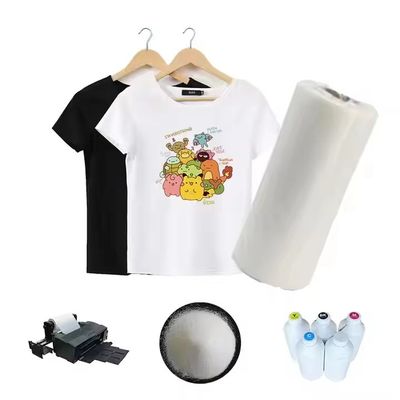 Półprzezroczysta, natychmiastowa, gorąca, peel DTF Film Recykling A3 A4 Pet Transfer Film