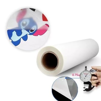 Hot Peel Przejrzystość 60 cm Matt Dwustronny Inkjet Biały A3 Pet Dtf Wrótka Filmu Transferu Ciepła Do Odzieży