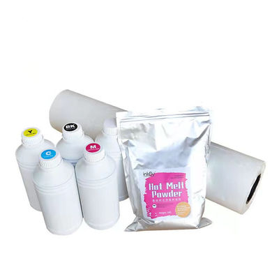 42cm Doppel Side Matte DTF Hot Peel Film Roll 75mic DTF Printing Film For Garment