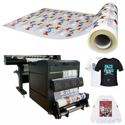 42cm Doppel Side Matte DTF Hot Peel Film Roll 75mic DTF Printing Film For Garment