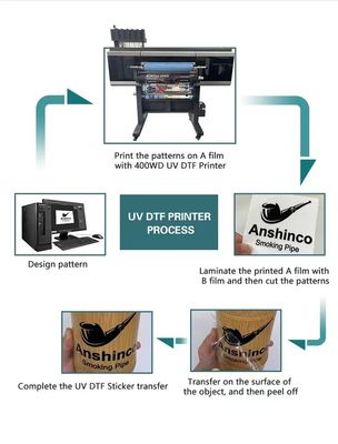 Plastisol Hydro Dipping Film Transfer UV Dtf Printing Film A4 dla szkła ceramicznego z tworzyw sztucznych