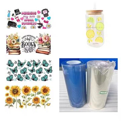Uvdtf Transfers UV Film Treated Plastic Fabric Supplier Ab UV Dtf Printer Film Nalepka Perłowa Metaliczna Pet Dtf Film