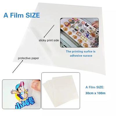 Przejrzysty film transferowy UV Dtf Ab Pet Film Roll A3 30cm UV Dtf Print Film