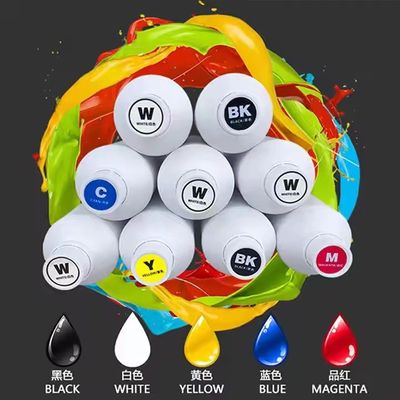 Kolorowe atramenty DTF bezpośrednio na filmie 1 litr CMYK Białe atramenty DTF 1000 ml