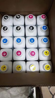 DTF Inkjet Heat Transfer Film Printing Ink Cyan Magenta Żółty Czarny Biały Kolor