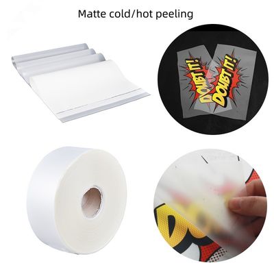 Matte Hot Peel 39*54cm 75 mikron PET Film do wydruku na ekranie i ofset