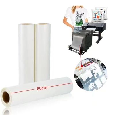 30cm*100m Wydzieranie na gorąco 75mic DTF Transfer Paper z elastycznością do chłodnego / gorącego peeling