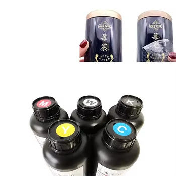 1L Pojemność elastyczny atrament LED-UV do silikonowego PVC i uszkodzony atrament UV do drukarki Epson