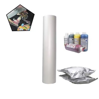 33cm*100m rolka folia DTF podwójny mat natychmiastowy peeling folia DTF 75 mikronów