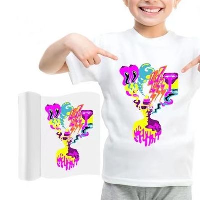 75 mikronów DTF Glossy/maty Transfer Film Roll Digital Printing Definicja Cold/Hot/instant Tear