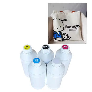 Drukowanie 1000 ml białego atramentu Cyan Ink Direct to Film z otwartością i rozdzielczością