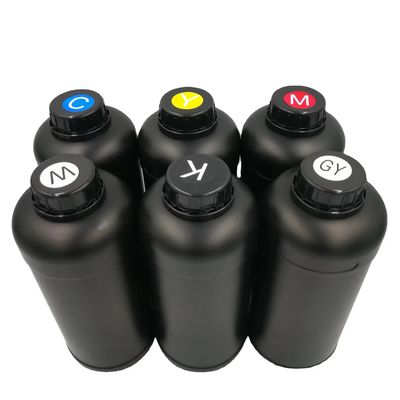CMYKW+Vanish 500ml LED Digital UV Curing Printing Ink Do druku o ostrym rozdzielczości