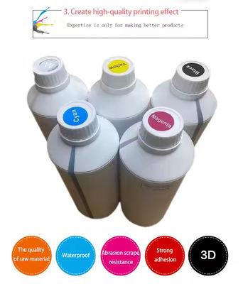1000 ml atramentu DTF CMYK atramentu białego do T-shirtów i filmów dla zwierząt domowych