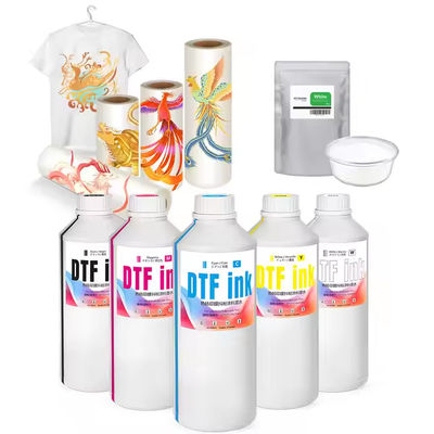 1000 ml CMYK Białe atramenty DTF bezpośrednio do filmu Atramenty atramentowe do drukarki DTF Refinecolor