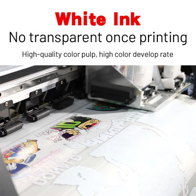 PET Transfer DTF Ink CMYK+W na bazie wody Farbowe atramenty DTF atramenty drukarskie do tekstyliów
