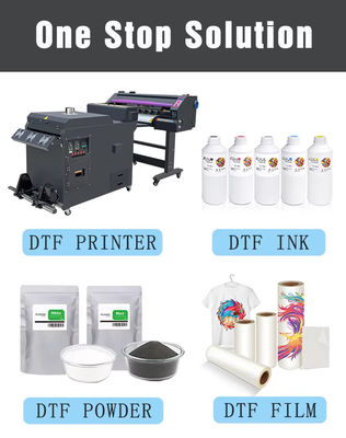 1000 ml CMYK Białe atramenty DTF bezpośrednio do filmu Atramenty atramentowe do drukarki DTF Refinecolor